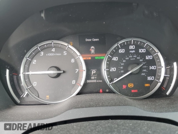 2014 Acura MDX Advance with VIN 5FRYD3H80EB012241, listed as a Copart auction lot 46045765 with 88,888 mi miles and Salvage title. Bid and sale history available at DreamBid. Image 9.