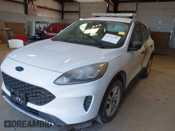 2020 Ford Escape S with VIN 1FMCU0F60LUA63492, listed as a IAAI auction lot 41732314 with 66,295 mi miles and . Bid and sale history available at carsss.com. Image 6.