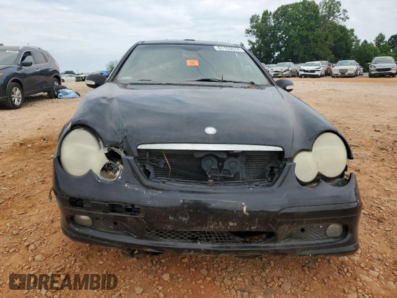 2003 Mercedes-Benz C 230 Kompressor with VIN WDBRN40J53A476461, listed as a Copart auction lot 61153574 with Not provided miles and Salvage title. Bid and sale history available at DreamBid. Image 5.