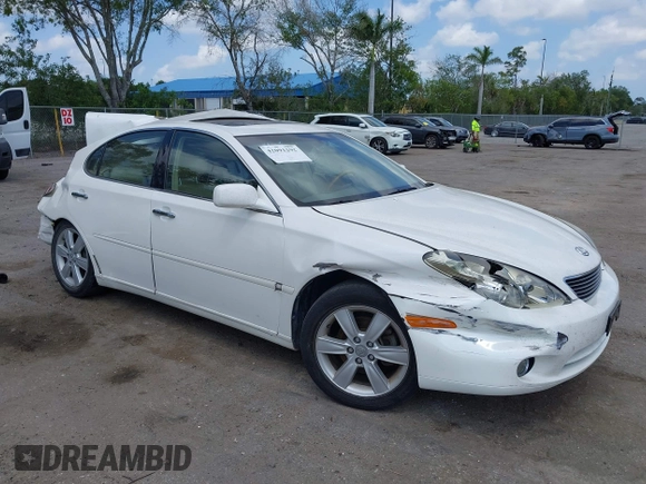 2006 Lexus ES 350 with VIN JTHBA30G765148368, listed as a IAAI auction lot 42091292 with 61,115 mi miles and . Bid and sale history available at DreamBid. Image 1.