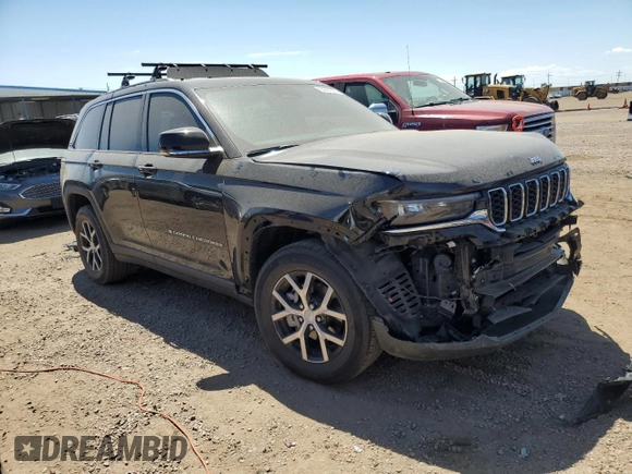 2023 Jeep Grand Cherokee Limited with VIN 1C4RJHBG7PC643161, listed as a Copart auction lot 64201035 with 18,074 mi miles and Salvage title. Bid and sale history available at DreamBid. Image 4.