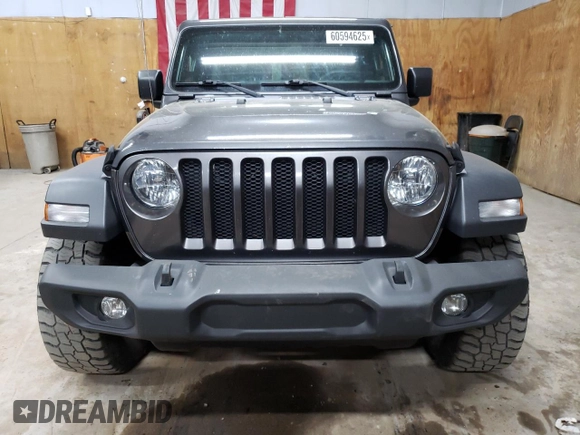 2018 Jeep Wrangler Unlimited Sport S z VIN 1C4HJXDN8JW262507, wystawiony jako Copart lot #60594625 z przebiegiem 106 793 mil mil oraz Czysty tytuł • Clean title. Historia ofert i sprzedaży dostępna na DreamBid. Obrazek 5.