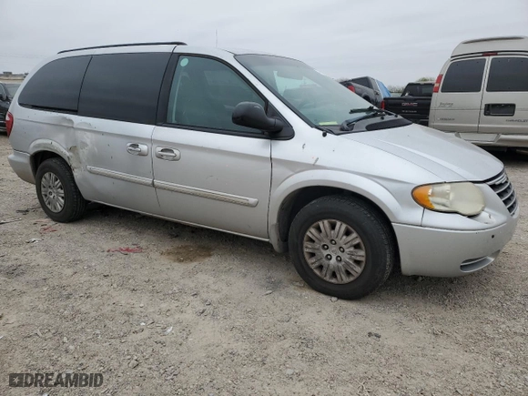 2007 Chrysler Town & Country LWB LX with VIN 2A4GP44R77R190299, listed as a Copart auction lot 46436835 with 198,245 mi miles and Salvage Title. Bid and sale history available at carsss.com. Image 4.