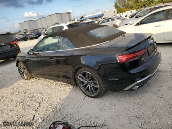 2023 Audi A5 Cabriolet S line Premium Plus with VIN WAU4AGF53PN008369, listed as a Copart auction lot 42975475 with NaN miles and Salvage Title. Bid and sale history available at carsss.com. Image 2.