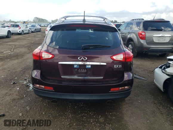 2011 Infiniti EX Journey with VIN JN1AJ0HR4BM851933, listed as a Copart auction lot 67425694 with Not Provided miles and Salvage Title. Bid and sale history available at carsss.com. Image 6.