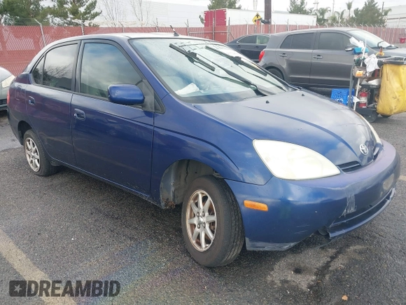 2003 Toyota Prius with VIN JT2BK18U830080841, listed as a IAAI auction lot 41529505 with 1 mi miles. Bid and sale history available at carsss.com. Image 1.