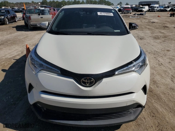 2019 Toyota C-HR XLE with VIN JTNKHMBX9K1054800, listed as a Copart auction lot 42729885 with 23,521 mi miles and Salvage Title. Bid and sale history available at carsss.com. Image 5.