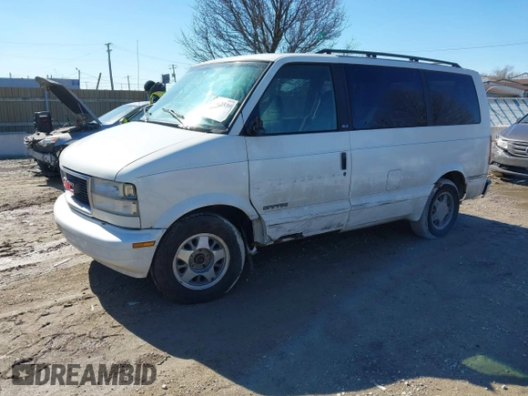 1997 GMC Safari with VIN 1GKDM19W5VB519516, listed as a IAAI auction lot 41662339 with 168,312 mi miles. Bid and sale history available at carsss.com. Image 2.