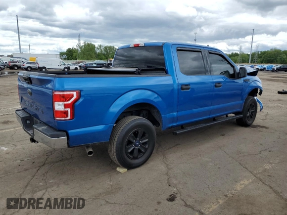 2020 Ford F-150 XL with VIN 1FTEW1E4XLFB00873, listed as a Copart auction lot 58378645 with 109,721 mi miles and Salvage title. Bid and sale history available at DreamBid. Image 3.
