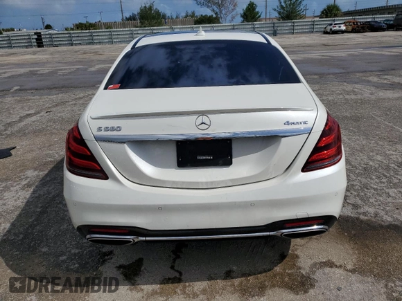2019 Mercedes-Benz S 560 with VIN WDDUG8GB9KA457525, listed as a Copart auction lot 78275934 with 55,774 mi miles and Salvage Title. Bid and sale history available at DreamBid. Image 6.