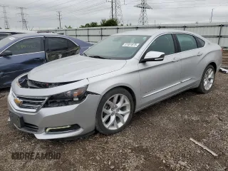 2017 Chevrolet Impala Premier with VIN 2G1145S31H9141991, listed as a Copart auction lot 57451675 with 130,079 mi miles and Salvage title. Bid and sale history available at DreamBid. Image 1.