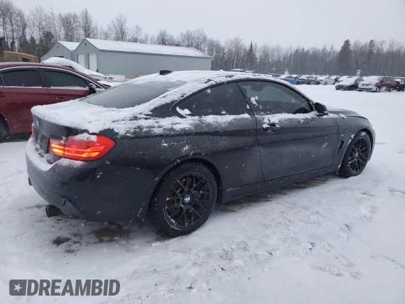 2014 BMW 4 Series 435i xDrive with VIN WBA3R5C53EF784652, listed as a Copart auction lot 87044264 with 212,936 mi miles and Clean Title. Bid and sale history available at carsss.com. Image 3.