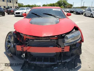 2023 Chevrolet Camaro ZL1 with VIN 1G1FK1R61P0128493, listed as a Copart auction lot 67058044 with 6,194 mi miles and Salvage title. Bid and sale history available at DreamBid. Image 5.
