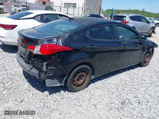 2012 Hyundai Elantra Limited with VIN 5NPDH4AE5CH069804, listed as a IAAI auction lot 42017607 with 185,209 mi miles. Bid and sale history available at carsss.com. Image 4.