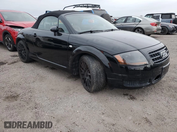 2005 Audi TT with VIN TRUTC28N551009655, listed as a Copart auction lot 75280194 with 0 mi miles and Salvage Title. Bid and sale history available at carsss.com. Image 4.