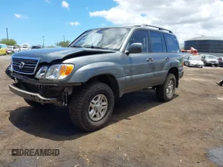 1998 Lexus LX 470 with VIN JT6HT00WXW0024160, listed as a IAAI auction lot 42175029 with 259,867 mi miles and . Bid and sale history available at DreamBid. Image 2.