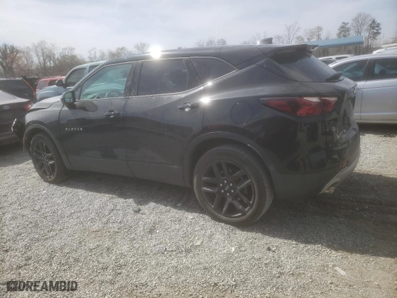 2020 Chevrolet Blazer LT with VIN 3GNKBHRS0LS692383, listed as a Copart auction lot 49887605 with 127,415 mi miles and Salvage Title. Bid and sale history available at carsss.com. Image 2.