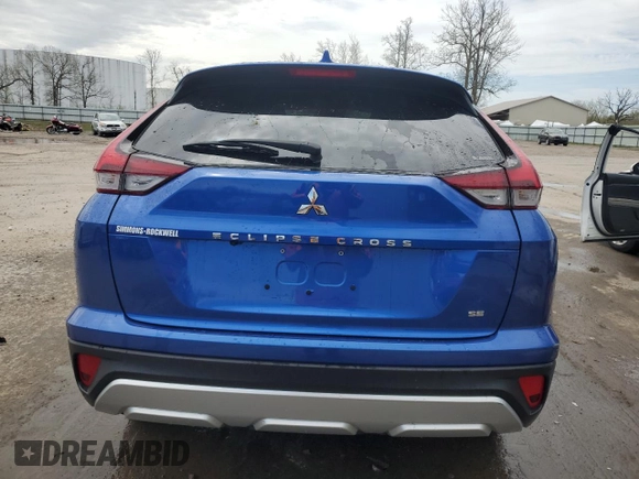 2023 Mitsubishi Eclipse Cross SE z VIN JA4ATWAAXPZ054704, wystawiony jako Copart lot #55148655 z przebiegiem 12 162 mil mil oraz Szkoda całkowita • Salvage title. Historia ofert i sprzedaży dostępna na DreamBid. Obrazek 6.
