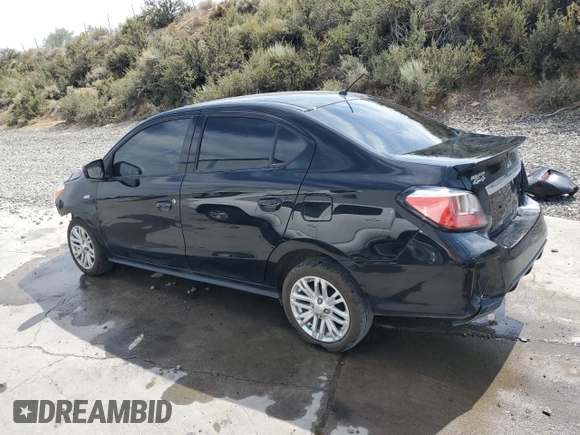 2022 Mitsubishi Mirage ES z VIN ML32FUFJ7NHF08088, wystawiony jako Copart lot #65841524 z przebiegiem 62 289 mil mil oraz Szkoda całkowita • Salvage title. Historia ofert i sprzedaży dostępna na DreamBid. Obrazek 2.