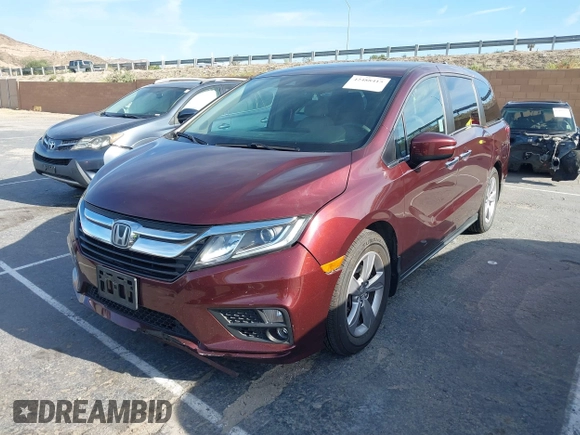 2018 Honda Odyssey EX z VIN 5FNRL6H54JB052364, wystawiony jako IAAI lot #42488415 z przebiegiem 96 971 mil mil oraz . Historia ofert i sprzedaży dostępna na DreamBid. Obrazek 17.