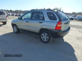 2005 Kia Sportage LX with VIN KNDJE723757081826, listed as a IAAI auction lot 41775450 with 106,992 mi miles and . Bid and sale history available at carsss.com. Image 3.