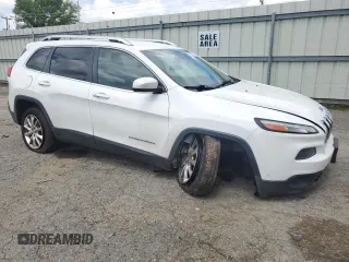2014 Jeep Cherokee Limited with VIN 1C4PJLDS8EW113742, listed as a Copart auction lot 56478215 with 159,944 mi miles and Salvage title. Bid and sale history available at DreamBid. Image 4.
