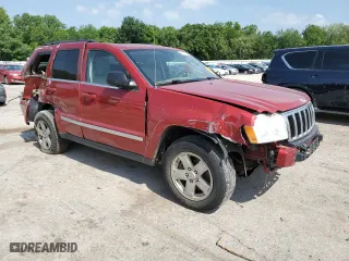 2006 Jeep Grand Cherokee Limited with VIN 1J4HS58NX6C317392, listed as a Copart auction lot 53518204 with 0 mi miles and Salvage Title. Bid and sale history available at carsss.com. Image 4.