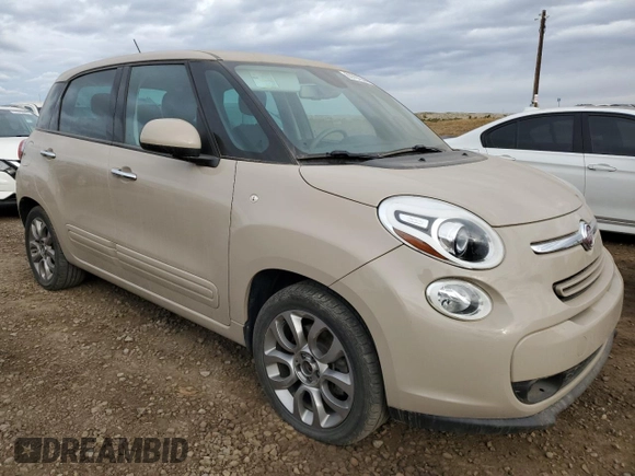 2014 FIAT 500L Easy with VIN ZFBCFABH0EZ026446, listed as a Copart auction lot 80787644 with 107,201 mi miles and Clean Title. Bid and sale history available at carsss.com. Image 4.