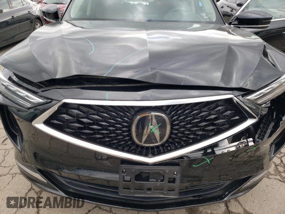 2023 Acura MDX w/Technology Package with VIN 5J8YE1H43PL029049, listed as a Copart auction lot 71805523 with 11,182 mi miles. Bid and sale history available at carsss.com. Image 12.
