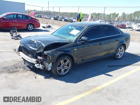 2008 Audi A4 2.0T with VIN WAUAF78EX8A017337, listed as a IAAI auction lot 41826061 with 272,990 mi miles. Bid and sale history available at carsss.com. Image 17.