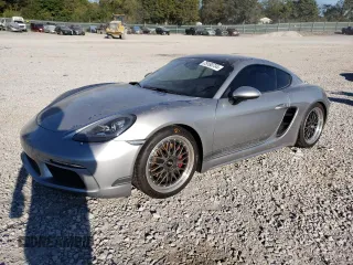 2018 Porsche 718 Cayman z VIN WP0AA2A87JK262508, wystawiony jako Copart lot #75180734 z przebiegiem 21 635 mil mil oraz Czysty tytuł • Clean title. Historia ofert i sprzedaży dostępna na DreamBid. Obrazek 1.
