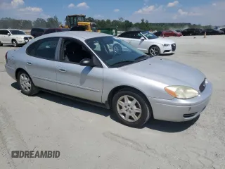 2005 Ford Taurus SE with VIN 1FAFP53U85A272630, listed as a Copart auction lot 61852075 with 196,108 mi miles and Clean title. Bid and sale history available at DreamBid. Image 4.