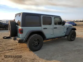 2024 Jeep Wrangler Sport S z VIN 1C4RJXN66RW167175, wystawiony jako Copart lot #42211795 z przebiegiem 14 102 mil mil oraz Szkoda całkowita • Salvage title. Historia ofert i sprzedaży dostępna na DreamBid. Obrazek 3.