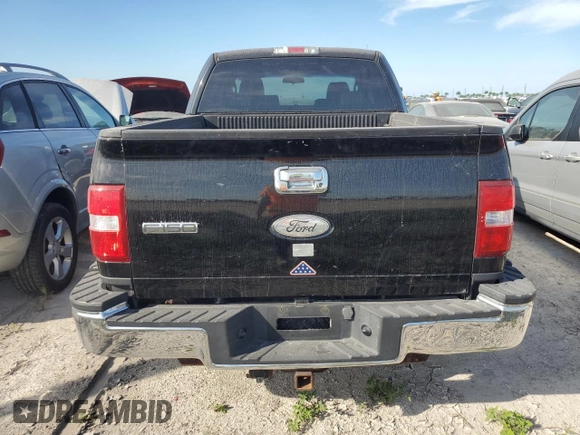 2006 Ford F-150 STX with VIN 1FTRX02W06KD91863, listed as a Copart auction lot 74620844 with 125,318 mi miles and Non repairable. Bid and sale history available at DreamBid. Image 6.