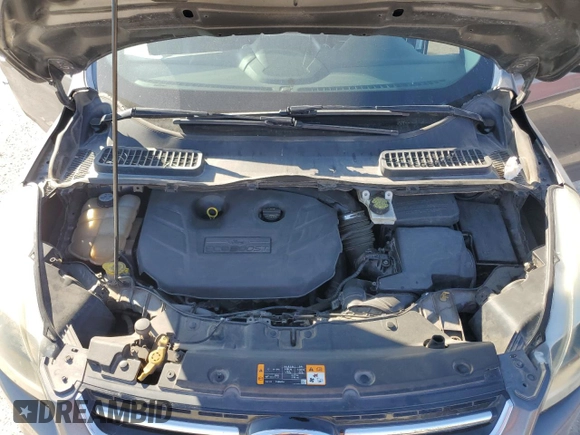 2013 Ford Escape Titanium with VIN 1FMCU0J90DUD23778, listed as a Copart auction lot 43647835 with 130,558 mi miles and Salvage Title. Bid and sale history available at carsss.com. Image 14.