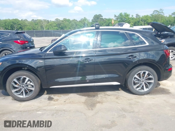 2024 Audi Q5 S line Premium Plus with VIN WA1EAAFY5R2030063, listed as a IAAI auction lot 42158057 with 35,897 mi miles. Bid and sale history available at carsss.com. Image 14.