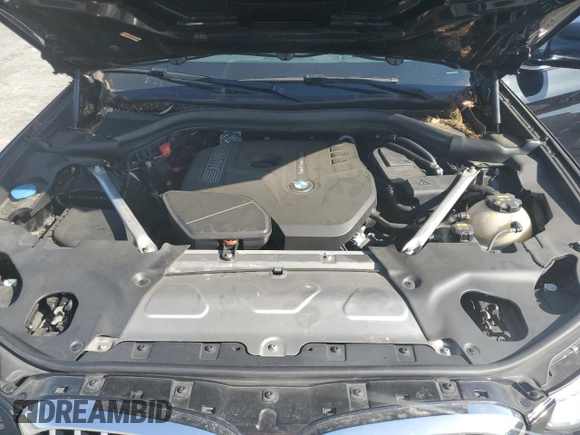 2019 BMW X3 xDrive30i with VIN 5UXTR9C53KLP81188, listed as a Copart auction lot 54952965 with 39,281 mi miles and Salvage Title. Bid and sale history available at DreamBid. Image 12.