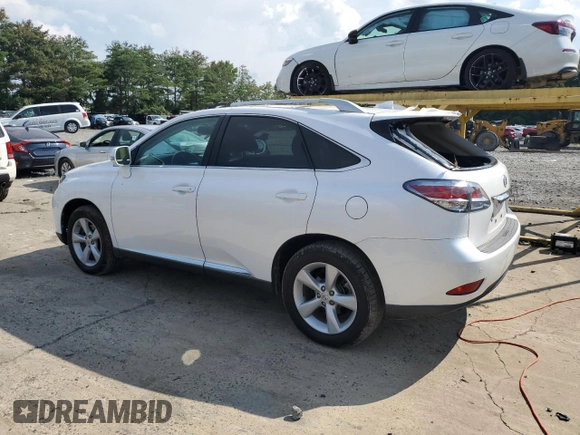 2015 Lexus RX 350 with VIN 2T2BK1BA4FC273676, listed as a Copart auction lot 63409905 with 55,489 mi miles and Salvage title. Bid and sale history available at DreamBid. Image 2.
