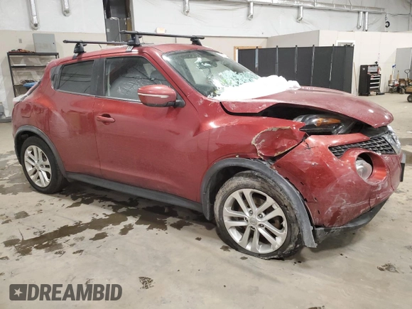 2016 Nissan Juke SL with VIN JN8AF5MV1GT653374, listed as a Copart auction lot 42357515 with 110,290 mi miles and Non Repairable. Bid and sale history available at carsss.com. Image 4.
