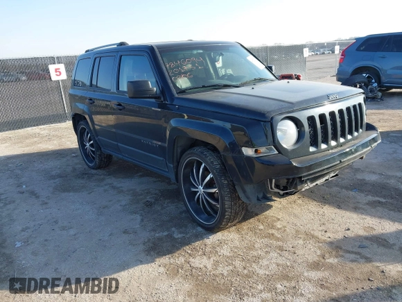 2017 Jeep Patriot Sport with VIN 1C4NJPBAXHD201751, listed as a IAAI auction lot 41572197 with 84,478 mi miles. Bid and sale history available at carsss.com. Image 1.