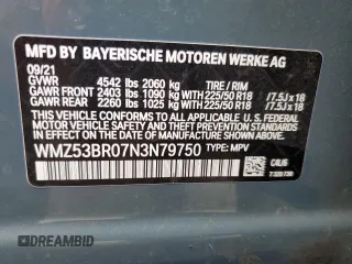 2022 MINI Countryman Cooper S z VIN WMZ53BR07N3N79750, wystawiony jako Copart lot #77675044 z przebiegiem Nie podano mil oraz Szkoda całkowita • Salvage title. Historia ofert i sprzedaży dostępna na DreamBid. Obrazek 13.