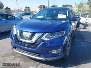 2017 Nissan Rogue SL with VIN 5N1AT2MV8HC837663, listed as a IAAI auction lot 41665278 with 74,694 mi miles. Bid and sale history available at carsss.com. Image 2.