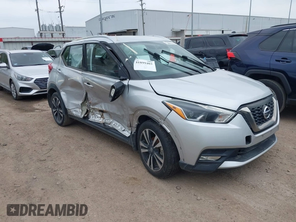 2018 Nissan Kicks SV with VIN 3N1CP5CU3JL513965, listed as a IAAI auction lot 41899403 with 22,086 mi miles and . Bid and sale history available at DreamBid. Image 1.