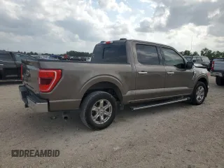 2021 Ford F-150 XL with VIN 1FTEW1CP7MFB36177, listed as a Copart auction lot 51148675 with 64,640 mi miles and Salvage Title. Bid and sale history available at carsss.com. Image 3.