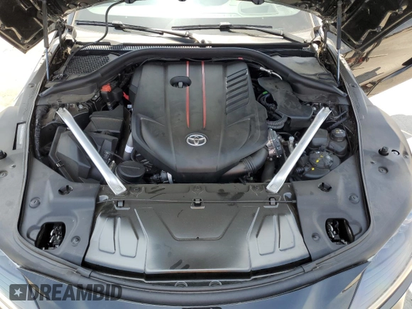 2024 Toyota Supra 3.0 with VIN WZ1DB0G09RW067919, listed as a Copart auction lot 60362925 with 6,305 mi miles and Salvage title. Bid and sale history available at DreamBid. Image 11.