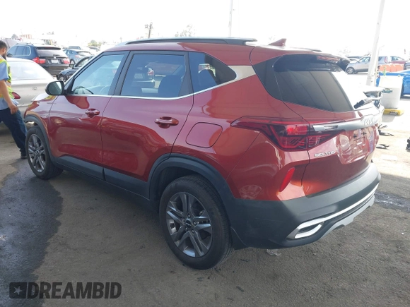 2023 Kia Seltos S with VIN KNDEU2AA3P7462065, listed as a IAAI auction lot 42126894 with 26,099 mi miles and . Bid and sale history available at DreamBid. Image 3.
