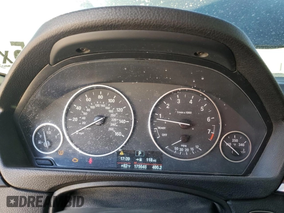 2015 BMW 3 Series 328i with VIN WBA3C1C54FK121349, listed as a Copart auction lot 47315895 with 175,645 mi miles and Salvage Title. Bid and sale history available at carsss.com. Image 9.
