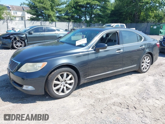 2008 Lexus LS 460 with VIN JTHBL46F885083337, listed as a IAAI auction lot 42409781 with 162,018 mi miles and . Bid and sale history available at DreamBid. Image 2.