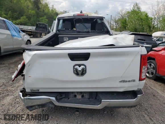 2023 Ram 1500 Tradesman with VIN 1C6RRFCG9PN512532, listed as a Copart auction lot 54695435 with Not provided miles and Salvage title. Bid and sale history available at DreamBid. Image 6.