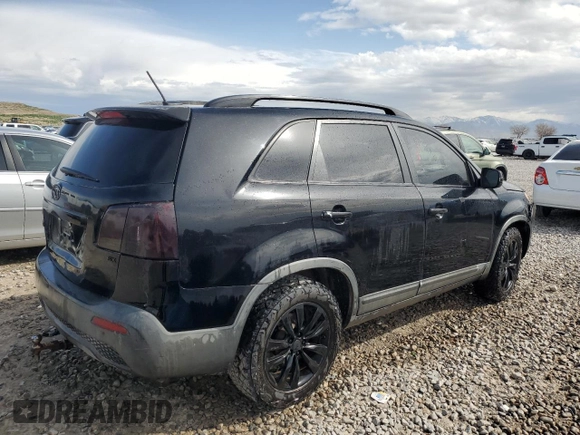 2013 Kia Sorento SX with VIN 5XYKW4A23DG416526, listed as a Copart auction lot 50945605 with 190,428 mi miles and Salvage Title. Bid and sale history available at carsss.com. Image 3.